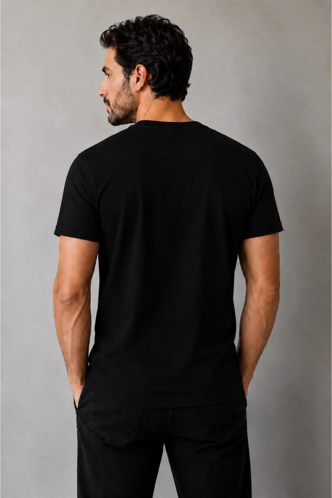 İncili Tekstil Türkiye Temalı Dünya Kupası Baskılı Slim Fit Erkek Tişört %100 Pamuklu Penye Dijital Baskı - Siyah Baskı 4 2