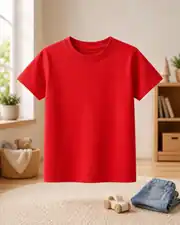 İncili Tekstil Erkek Çocuk Kırmızı Renk Tişört 2