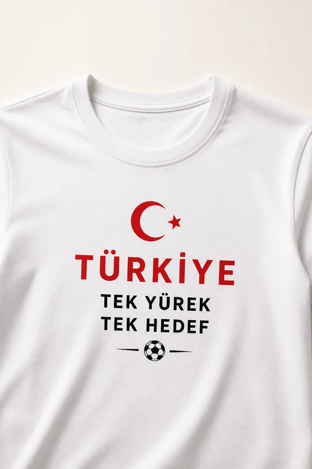 İncili Tekstil Türkiye Temalı Dünya Kupası Baskılı Slim Fit Erkek Tişört %100 Pamuklu Penye Dijital Baskı - Beyaz Baskı 5 3