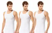 İncili Tekstil Erkek Basic Penye Atlet 3’lü Set – (3 Adet) 1