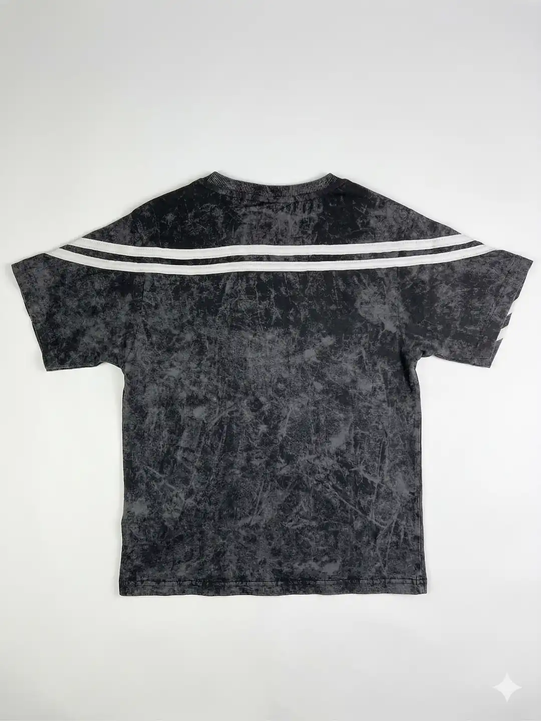 İncili Tekstil Erkek Çocuk Vintage Görünümlü Antrasit T-shirt - Retro Şerit Detaylı Grafik Baskılı Üst 3