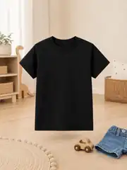 İncili Tekstil Erkek Çocuk Siyah Renk Tişört 2