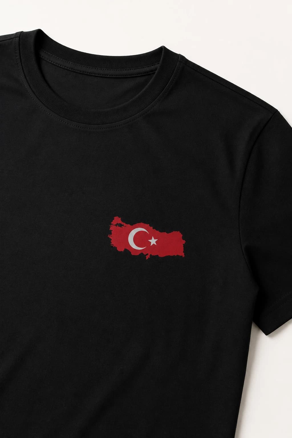 İncili Tekstil Türkiye Temalı Dünya Kupası Baskılı Slim Fit Erkek Tişört %100 Pamuklu Penye Dijital Baskı - Siyah Baskı 6 3