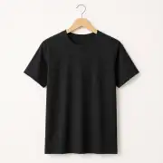 İncili Tekstil Luxe Soft Penye Erkek Basic Tişört - Siyah 2