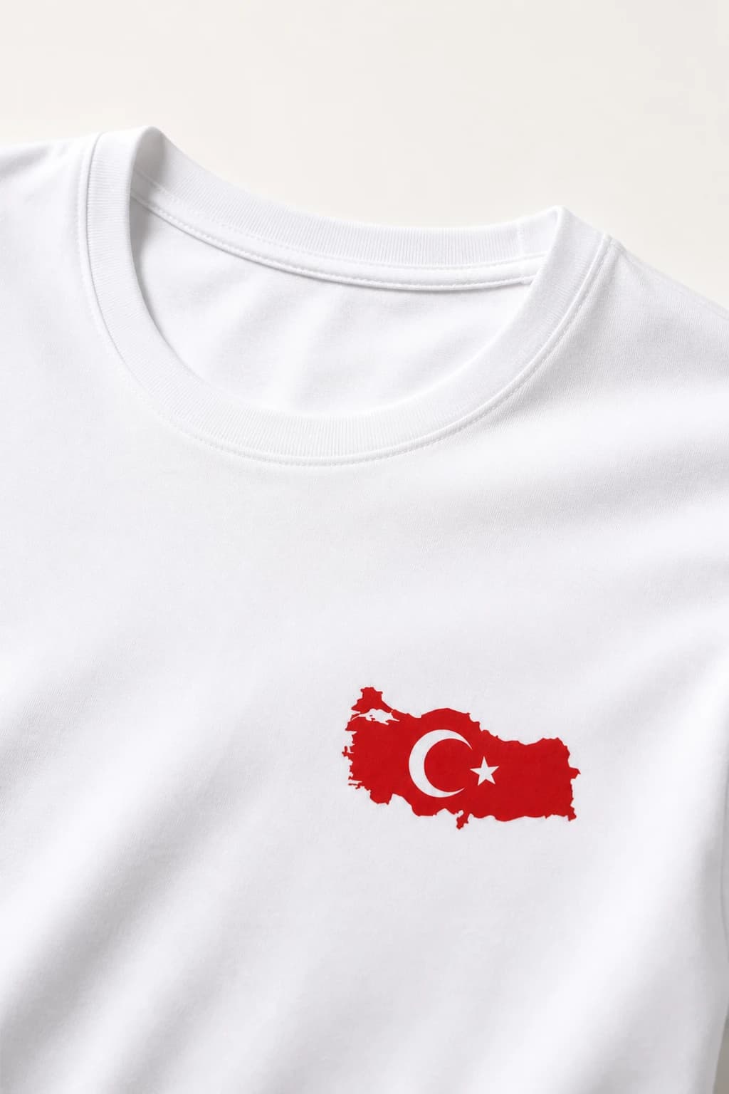 İncili Tekstil Türkiye Temalı Dünya Kupası Baskılı Slim Fit Erkek Tişört %100 Pamuklu Penye Dijital Baskı - Beyaz Baskı 2 3