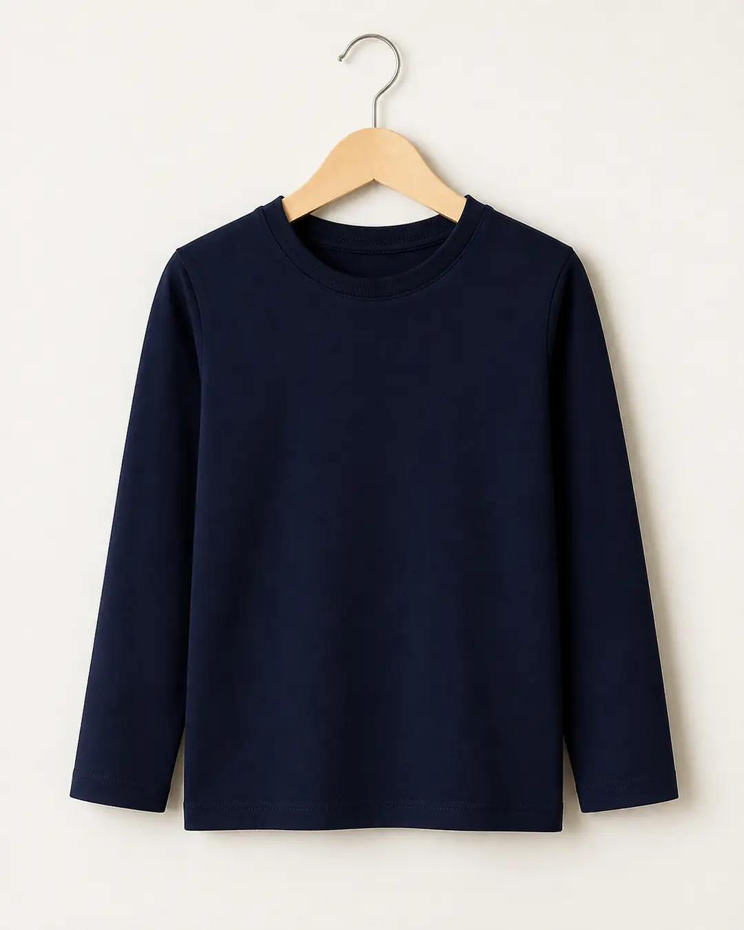 Lacivert Unisex Çocuk Uzun Kollu Bisiklet Yaka Tişört - Ders Zamanı (Erkek Çocuk) 4
