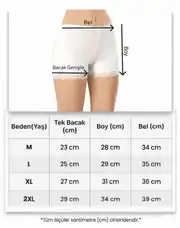 İncili Tekstil Kadın 3'lü Dantel Paçalı Fitilli Boxer Şort Seti - Siyah, Yeşil, Gri 5