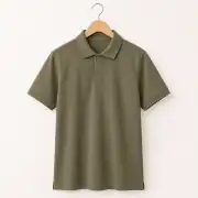 İncili Tekstil Premium Polo Yaka Erkek Tişört - Haki 2