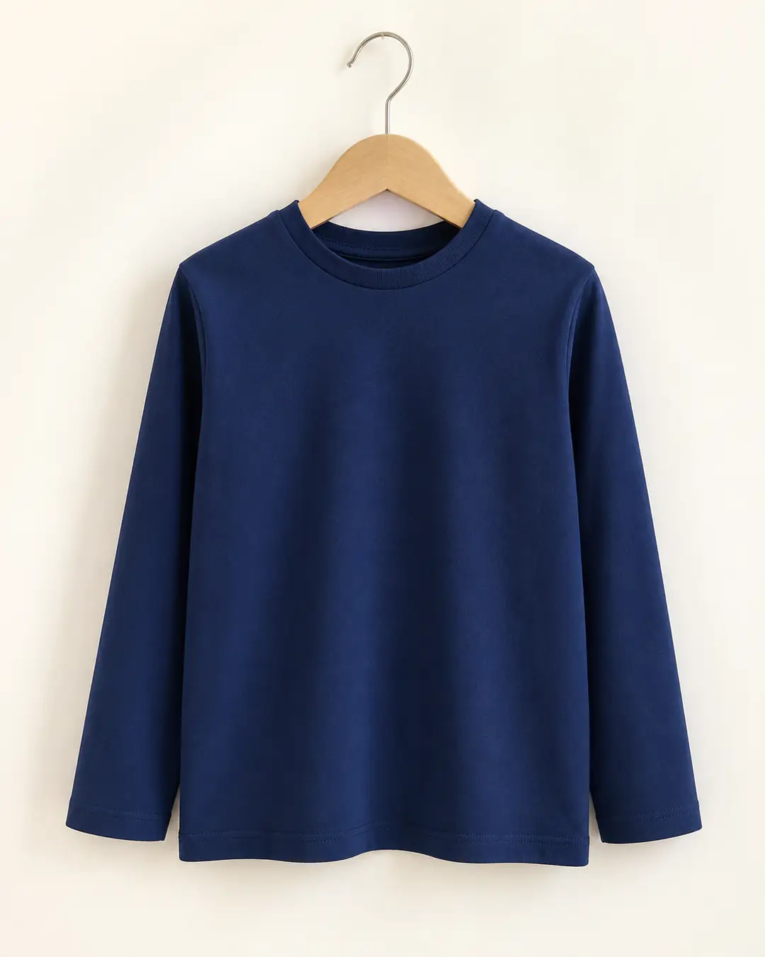 İndigo Unisex Çocuk Bisiklet Yaka Uzun Kollu Tişört - Okul Stili (Kız Çocuk) 4
