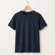 İncili Tekstil Luxe Soft Penye Erkek Basic Tişört - Lacivert 2